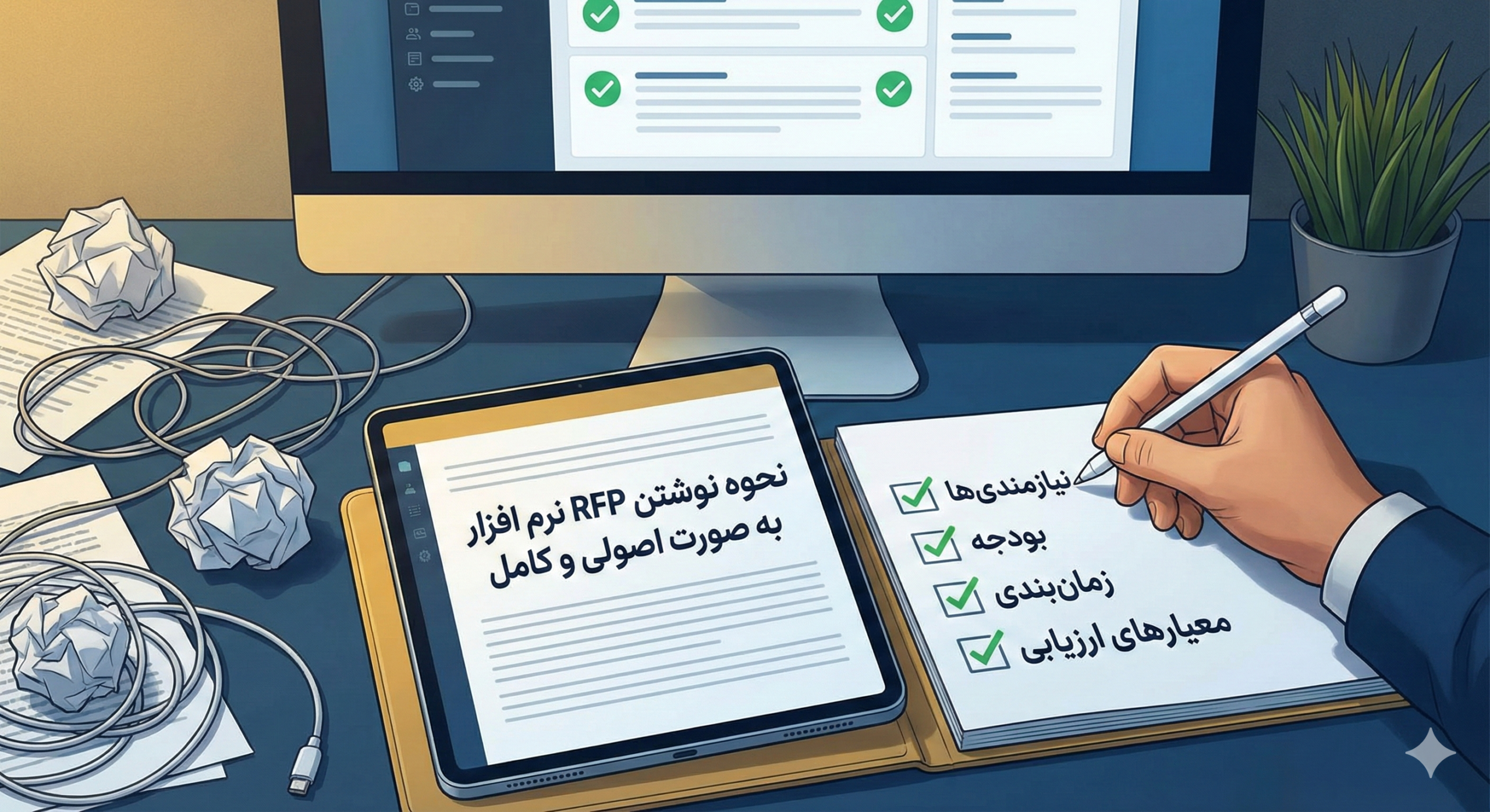 نحوه نوشتن RFP نرم افزار به صورت اصولی و کامل